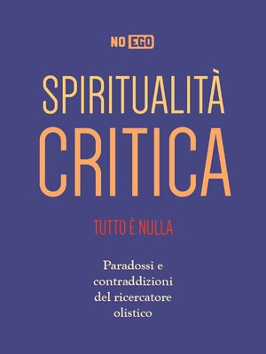 cover image of Spiritualità Critica